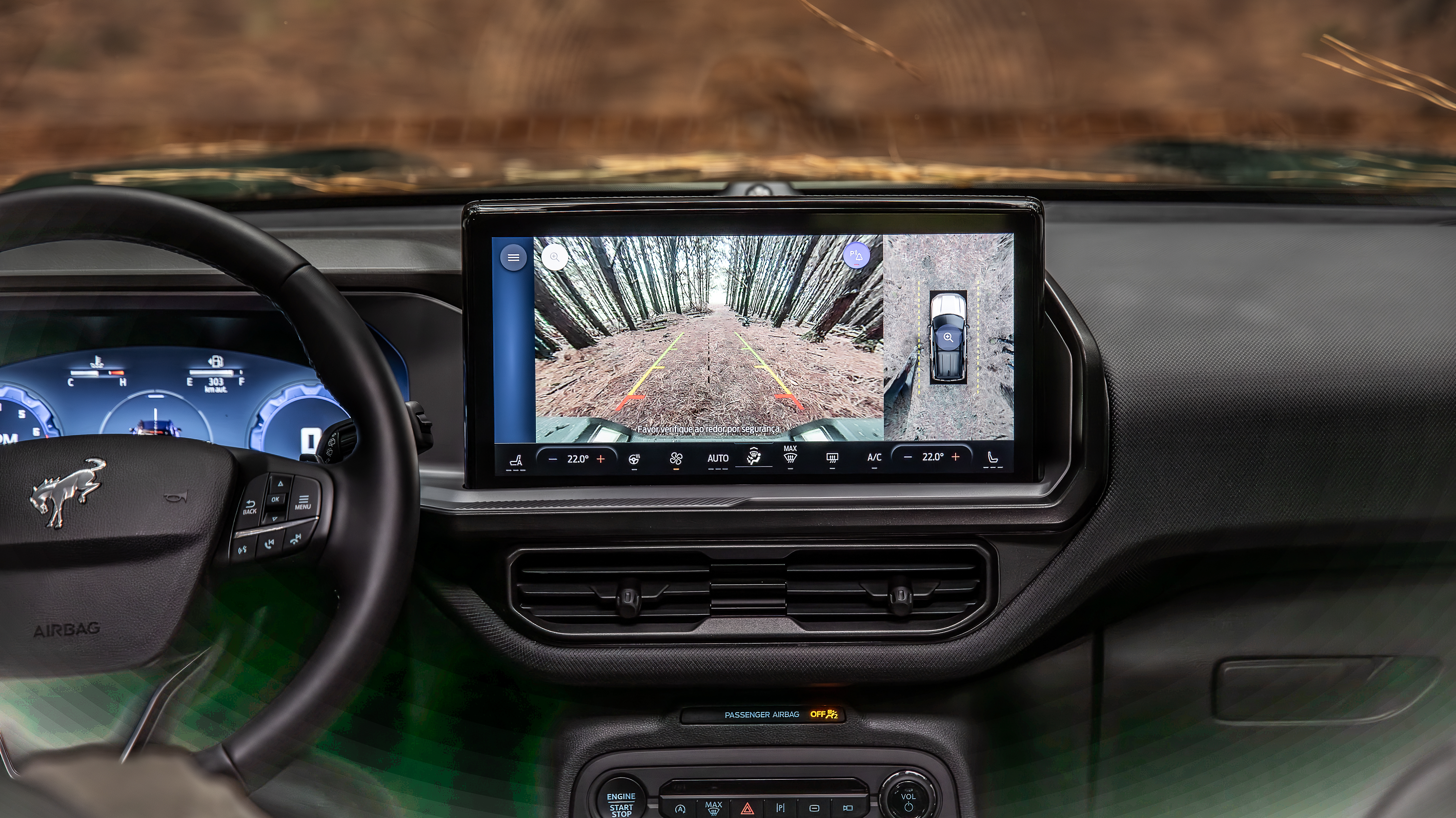 Painel Multimídia da Ford Ranger XLS